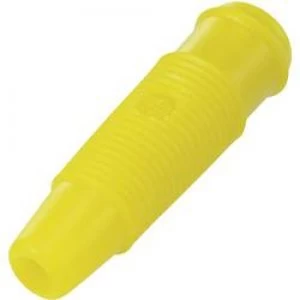 Image of Jack socket Socket straight Pin diameter 4mm Yellow SCI