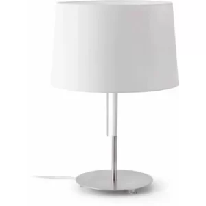 Image of Volta 1-light white table lamp