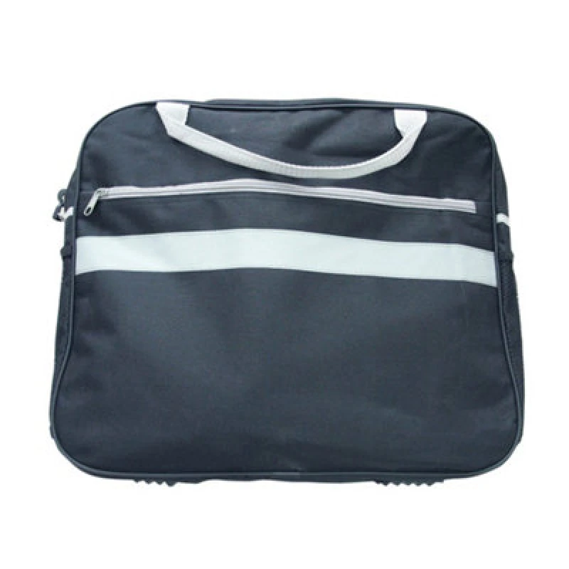 Image of Loops Black Wheelchair Shopping Bag - Two Storage Compartments - Mesh Side Pockets Black