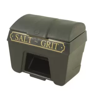 Image of 400L Black & Gold Victoriana Grit Bin with hopper feed (no lock)