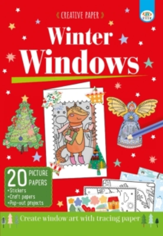 Image of Creative Paper: Winter Windows : Creative window art with tracing paper Paperback / softback