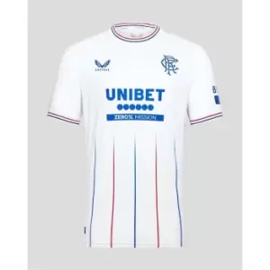 Image of Castore Rangers Authentic Away Shirt 2023 2024 Adults - White