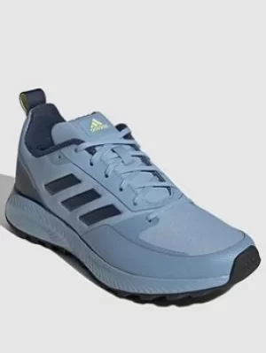 Image of adidas Runfalcon 2.0 Trail, Blue, Size 5, Women