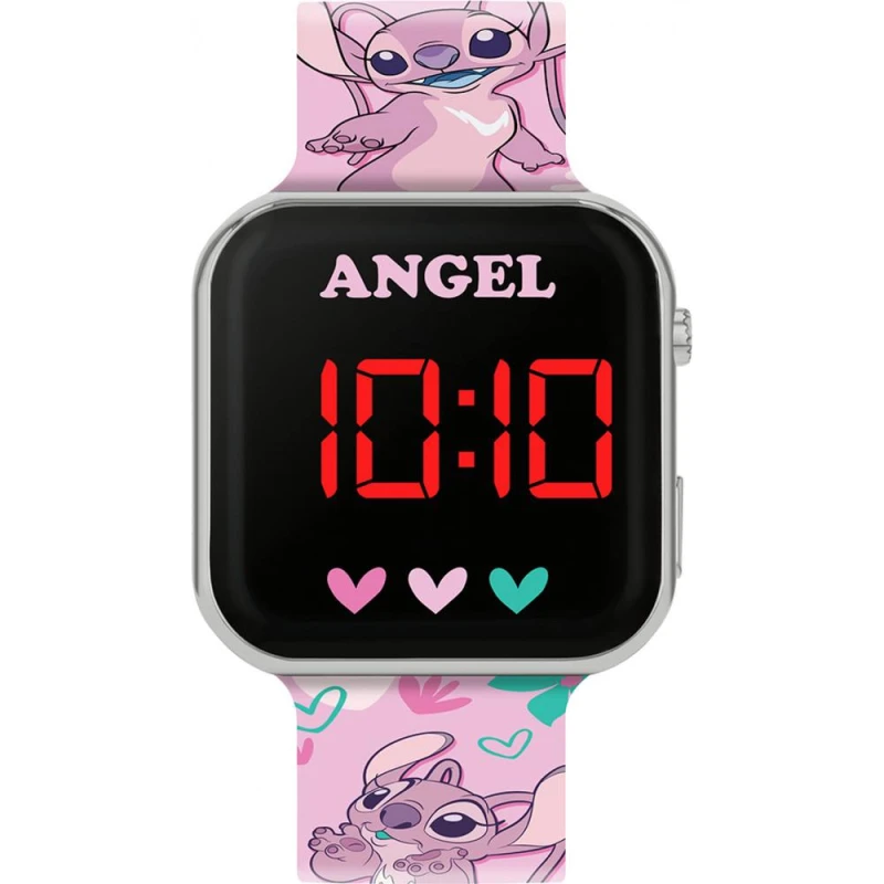 Image of Disney Angel Pink Printed LED Watch