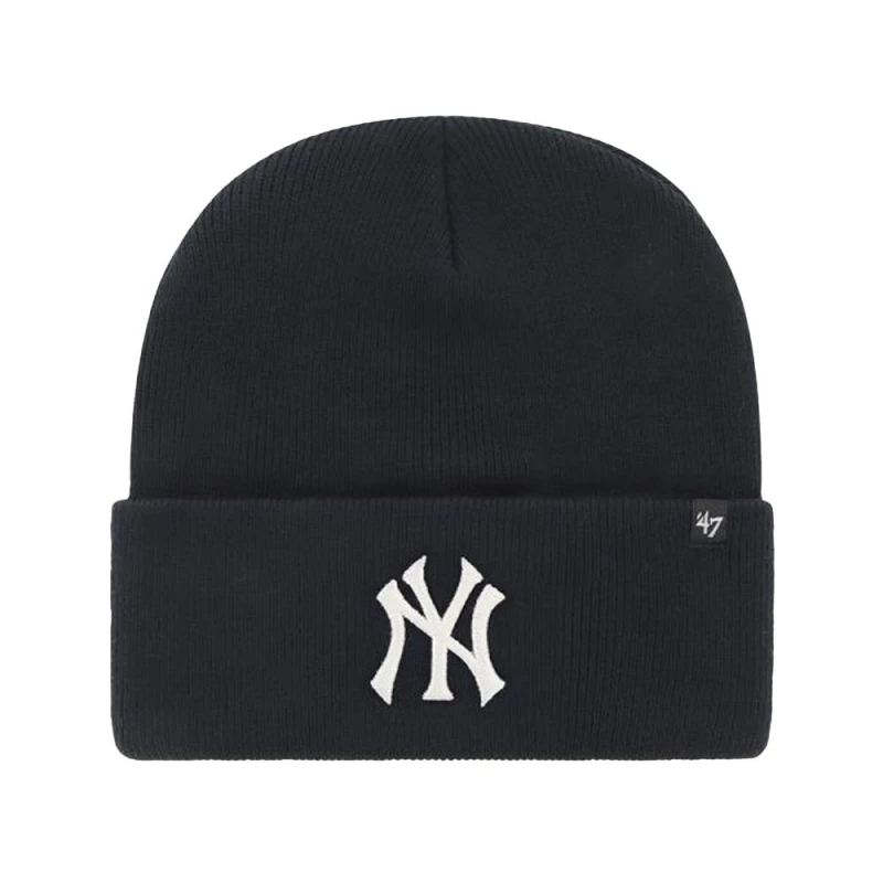 Image of New York Yankees Mens Haymaker MLB 47 Knitted Cuff Beanie in Navy Navy Male One Size