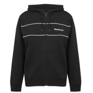 Image of Reebok Linear Full Zip Hoodie Mens - Black