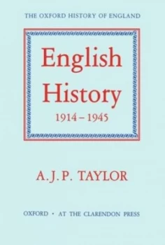 Image of English history 1914-1945 by A. J. P. Taylor