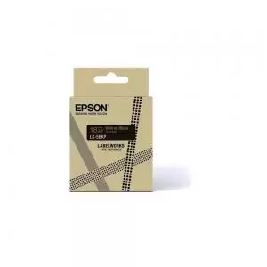 Image of Epson LK-5BKP Gold on Metallic Black Tape Cartridge 18mm - C53S672095