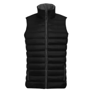 Image of SOLS Mens Wave Padded Water Repellent Bodywarmer/Gilet (XL) (Black)