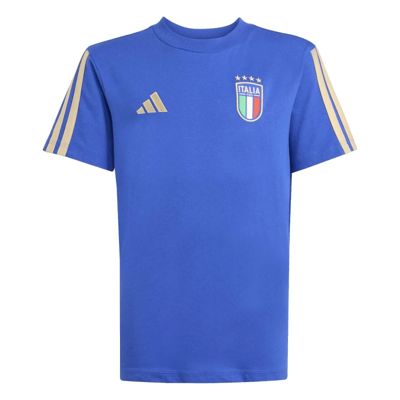 Image of Adidas Italy Kids T-Shirt DNA Coupe du Monde 2026 Bleu Unisex 15/16 years