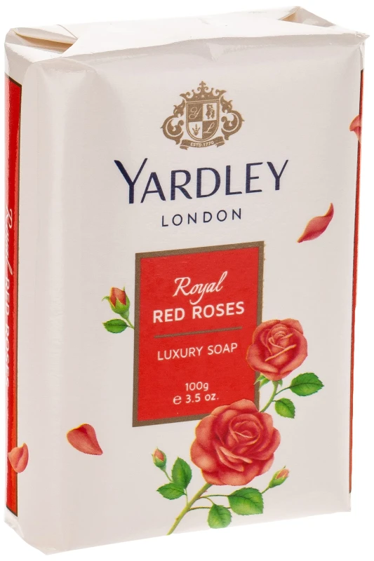 Image of Yardley Royal Red Roses Soap 100g