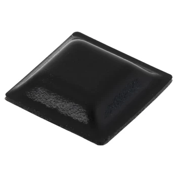 Image of R-TECH 310023 PU Square Protective Feet 12.7 x 12.7 x 3.1 - Black ...