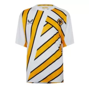 Image of Castore Wolves Short Sleeve T-Shirt Mens - White