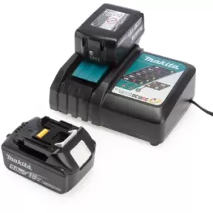 Image of Makita - 18V 2 x BL1850B 5.0Ah Batteries & DC18RC Charger Set 000312