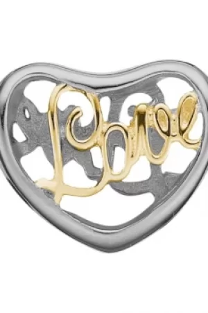 Image of Ladies Christina Sterling Silver Love Bead Charm 623-S12