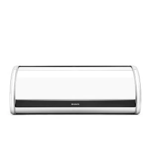 Image of Brabantia Roll Top Bread Bin - Brilliant Steel