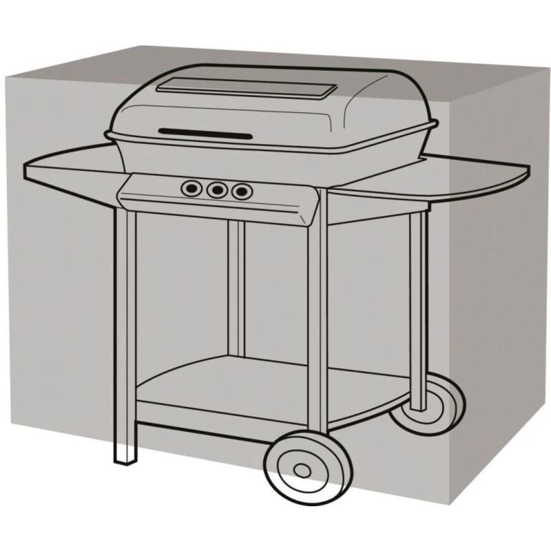 Image of Garland Large Classic Barbecue Cover Green, 7 Year Warranty W1116