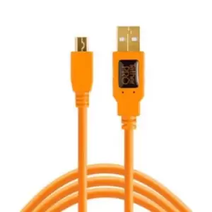 Image of TetherTools TetherPro USB 2.0 Micro-B 5-Pin Cable (15ft/4.6m)