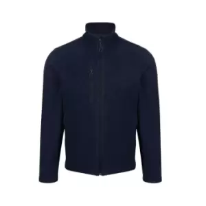 Image of Navy Recycled Fleece Jacket (M)