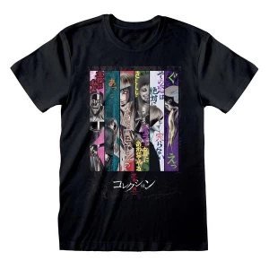 Image of Junji-Ito - Key Art Unisex Small T-Shirt - Black
