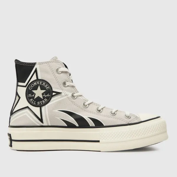 Image of Converse all star lift racer revival trainers in Black & grey