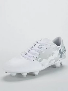 Image of Urban Armor Gear Mens Spotlight Dl Firm Ground Football Boots White Size 6 Men