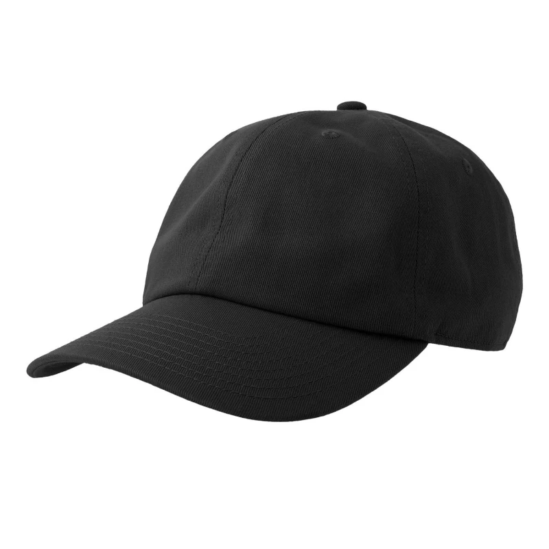 Image of Atlantis Mens Dad 6 Panel Baseball Cap in Black Male One Size