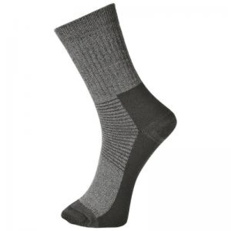Image of Portwest Thermal Socks SK11GRR44-48 Colour: Grey
