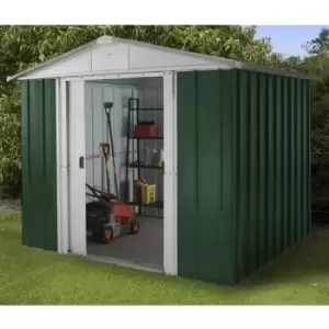 Image of Yardmaster Emerald No Floor Metal Apex Shed 8 x 7ft