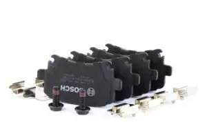 Image of Bosch Brake pad set VW,AUDI,SKODA 0 986 494 595 1K0698451,1K0698451G,3C0698451B 3C0698451D,4F0698451A,4F0698451B,4F0698451D,4F0698451E,8E0698451F