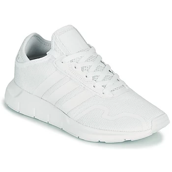 Image of adidas SWIFT RUN X J boys's Childrens Shoes Trainers in White kid