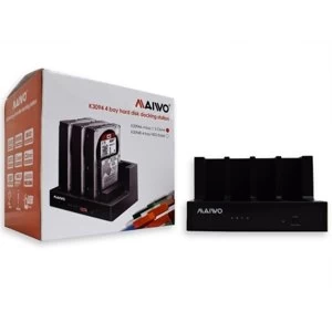 Image of Maiwo Quad-Bay USB 3.0 HDD Clone Docking Station