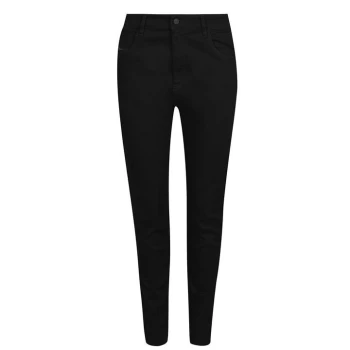 Image of Diesel Slandy High Waisted Skinny Jeans - Black 02