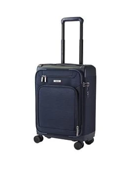 Image of Rock Luggage Parker BX86803 8 Wheel Cabin Navy Suitcase