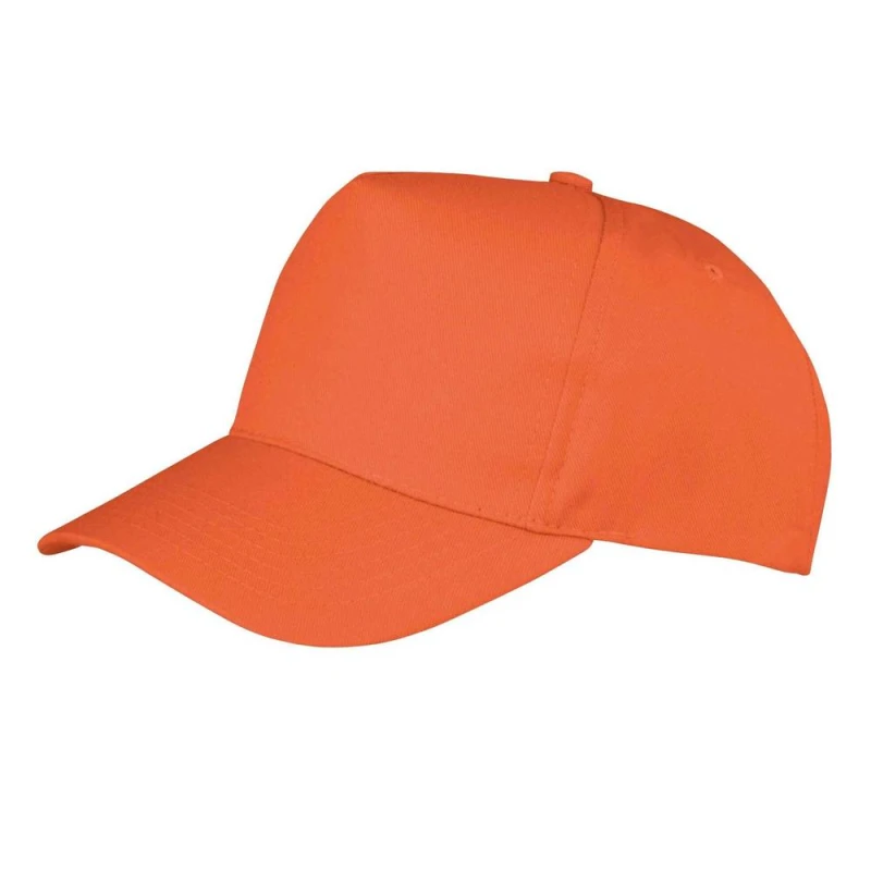 Image of Result Mens Core Baseball Cap in Orange Orange Male One Size
