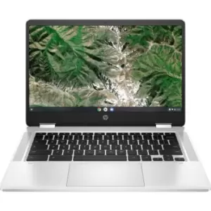 Image of HP x360 14a-ca0009na 14" Chromebook Laptop - Silver