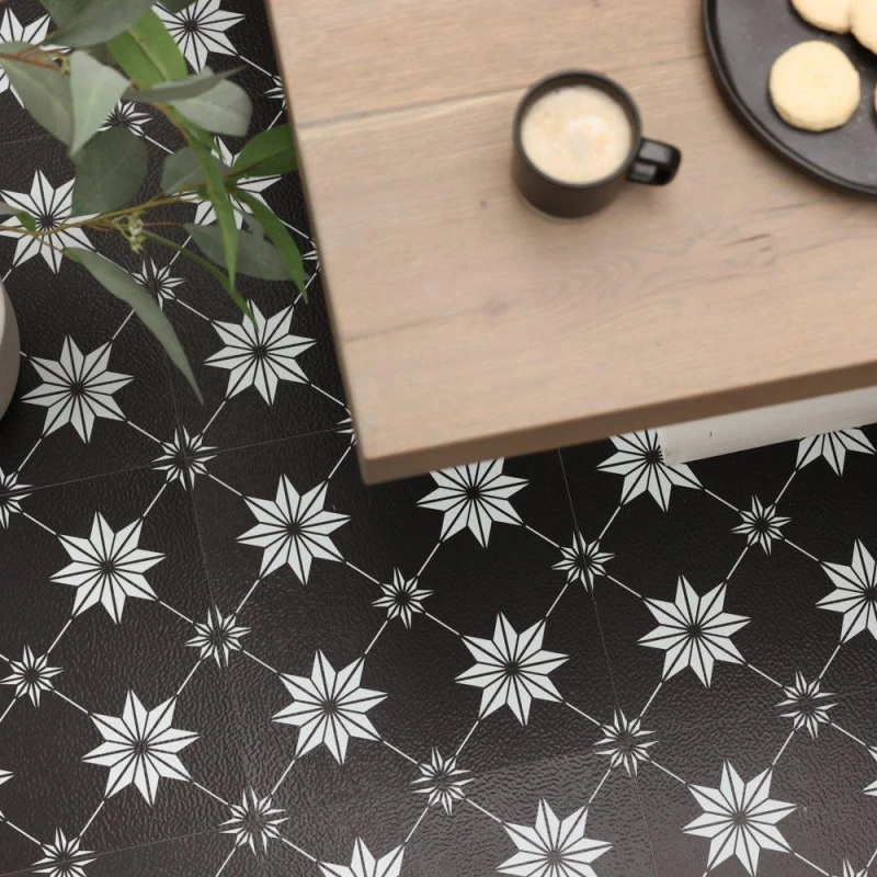 Image of Fine Decor Floor Pops Rigel Self Adhesive Vinyl Floor Tiles Pack Of 20 (1.86Sqm)