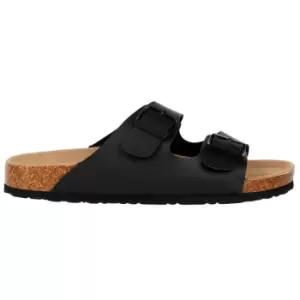 Image of SoulCal Cork Sliders Ladies - Black