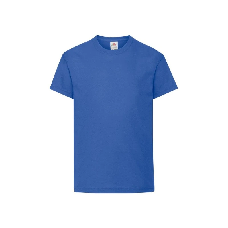Image of Fruit of the Loom Original T-Shirt in Royal Size: 12-13 Years Royal Unisex 12-13 Years