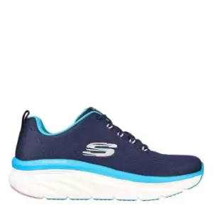 Image of Skechers s Logo Engineered Mesh Lace-Up W - Blue