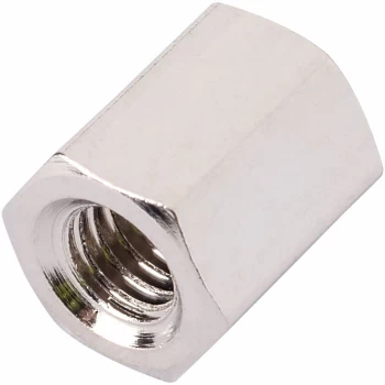 Image of R-TECH 524377 Hex Threaded F-F Spacers Brass M3 6mm - Pack Of 25