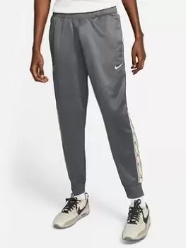 Image of Nike NSW Repeat Poly Knit Double Crest Zip Joggers - Grey, Size S, Men