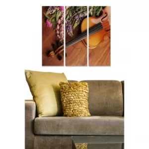 Image of MDF281699990 Multicolor Decorative MDF Painting (3 Pieces)