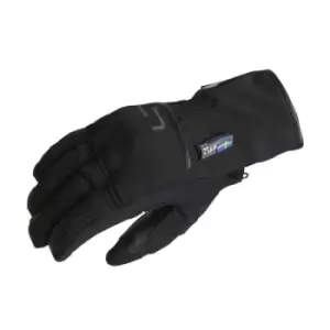Image of Lindstrands Lillmon Black Grey Gloves 8