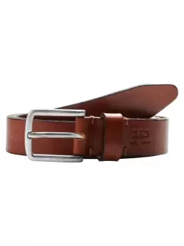 Image of JACK & JONES Leather Belt Men Brown