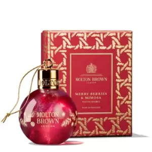 Image of Molton Brown Merry Berries and Mimosa Festive Bauble 75ml