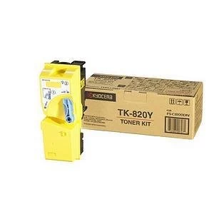 Image of Kyocera Yellow TK 820Y Toner Cartridge