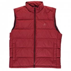 Image of Gant Gant Padded Gillet - Red 617