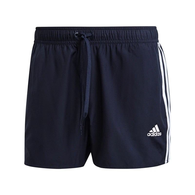Image of adidas 3 Stripe Swim Shorts Mens - Blue Blue S