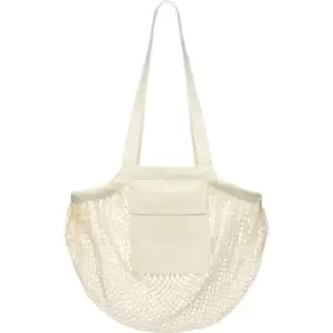 Image of Bullet Pune Mesh Organic Cotton Tote Bag (One Size) (Natural)